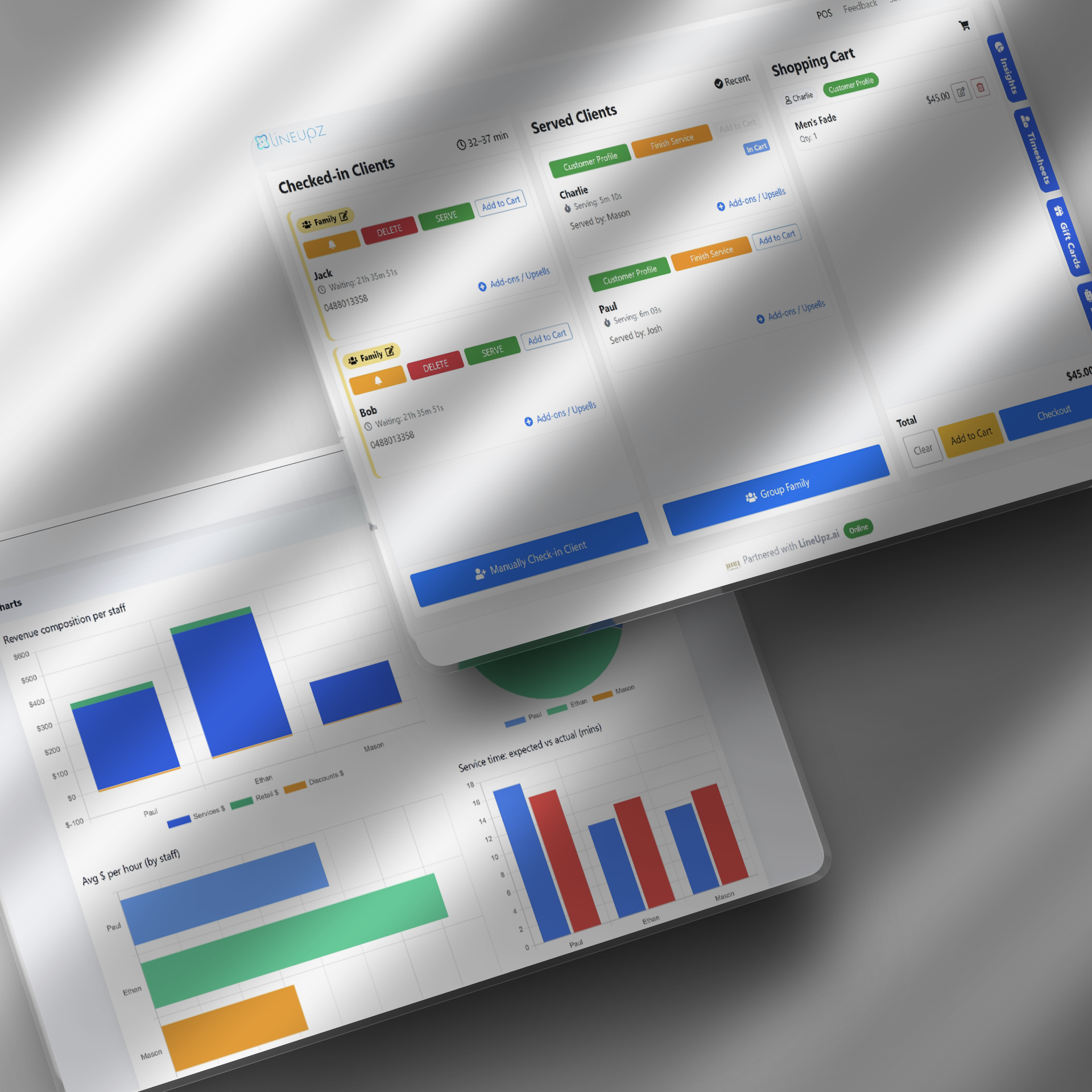 Multi-location service businesses running on LineUpz